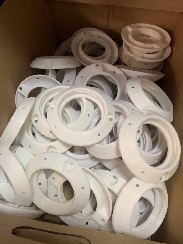 Serie af 3D-printede ringe